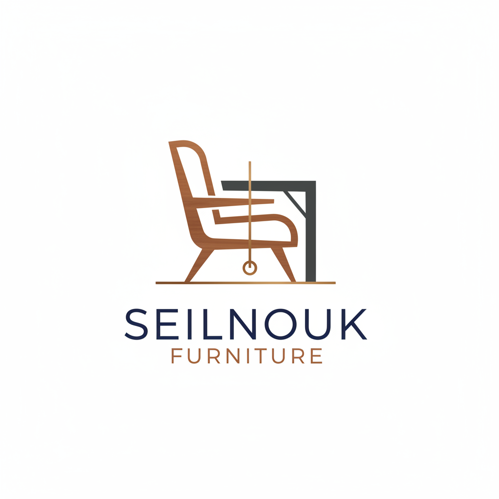 seilnouk furniture是一家卖家具产品的网站，生成一个适配品牌Seilnouk的logo